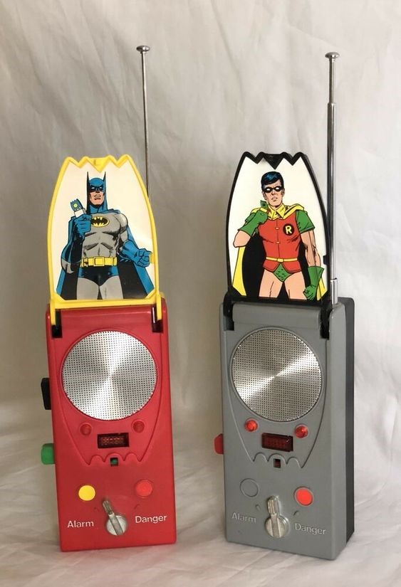 Walkie talkie Batman e Robin
