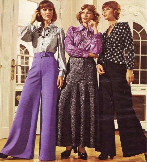 Pantaloni "a palazzo" anni 70