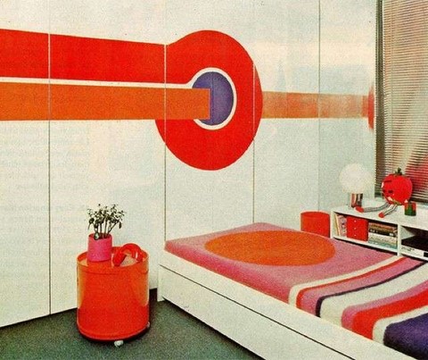 Camera da letto anni 70