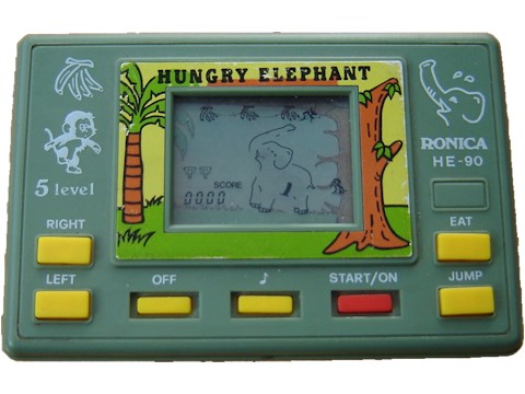 Hungry elephant