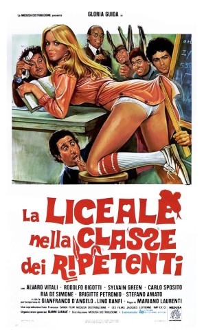 La liceale nella classe dei ripetenti
